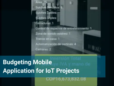 Budgeting Mobile App for IoT Projects