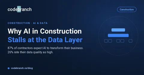 Why AI in Construction Stalls at the Data Layer