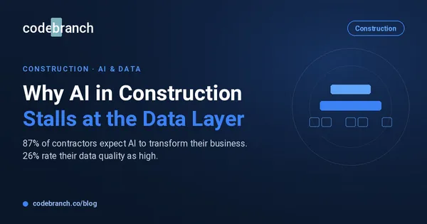 Why AI in Construction Stalls at the Data Layer