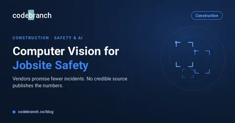 Computer Vision for Jobsite Safety: What the Evidence Shows