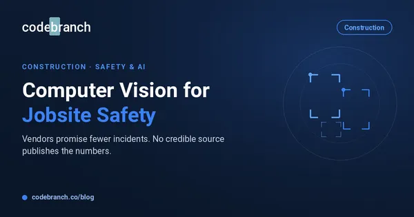 Computer Vision for Jobsite Safety: What the Evidence Shows