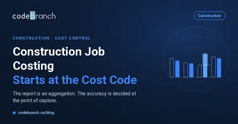 Construction Job Costing Starts at the Cost Code