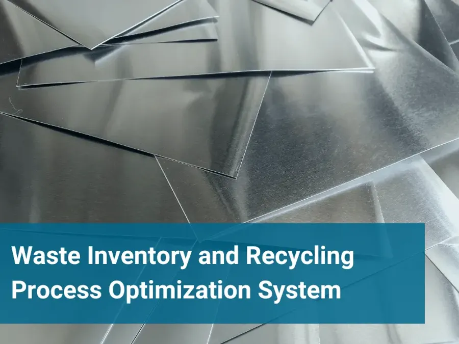 Waste Inventory and Recycling Process Optimization System